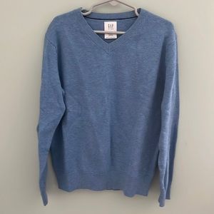 💕HP💕NWT! boys Gap v-neck blue sweater - size S (6-7)